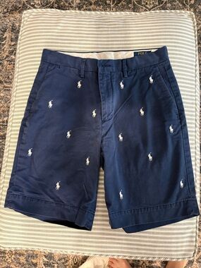 Polo by Ralph Lauren Navy Blue Embroidered Pony Men’s Shorts